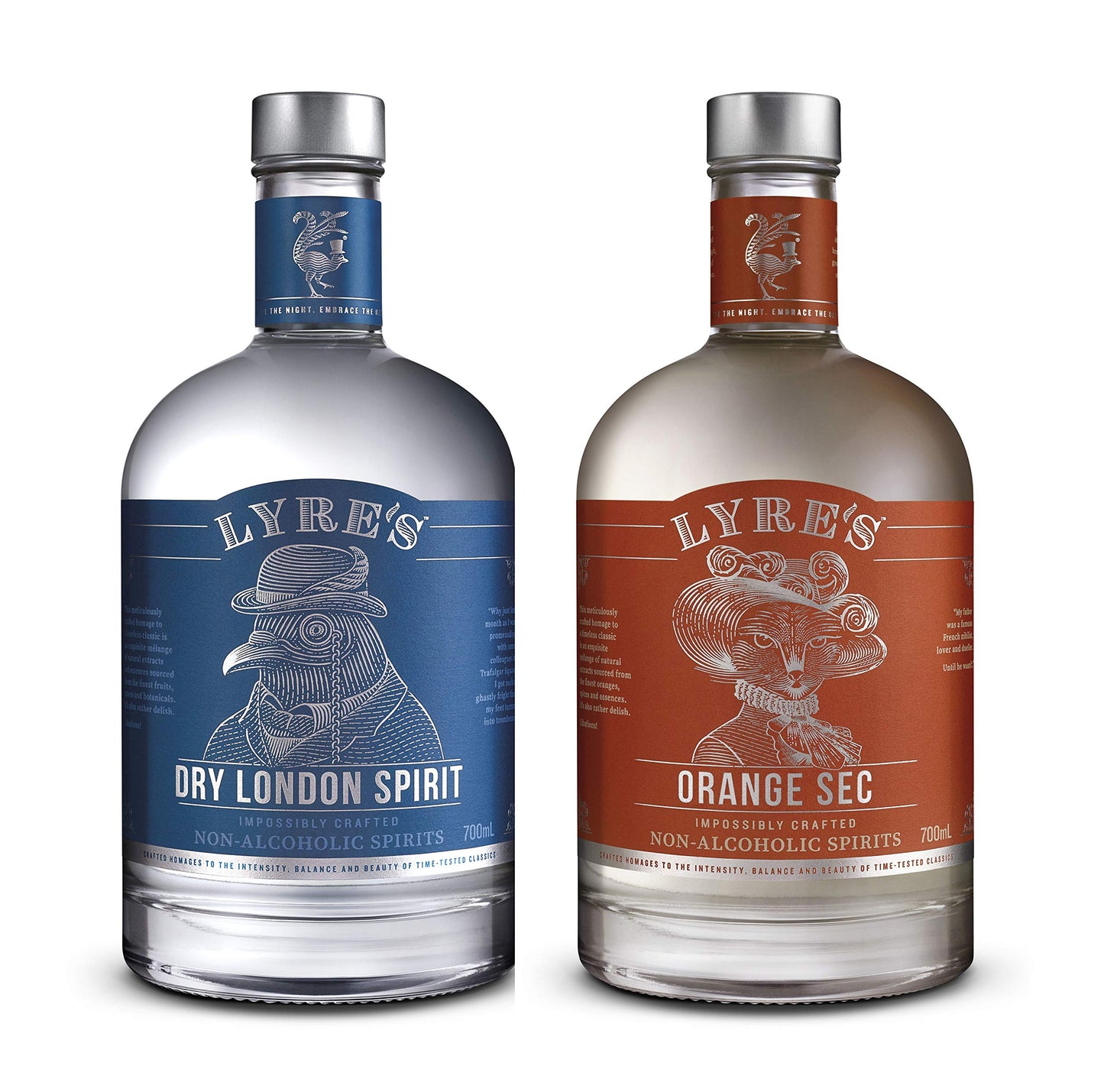 Lyre's Fragrant Orange Tom Collins - Non-Alcoholic Set (Pack of 2) | Dry London & Orange Sec