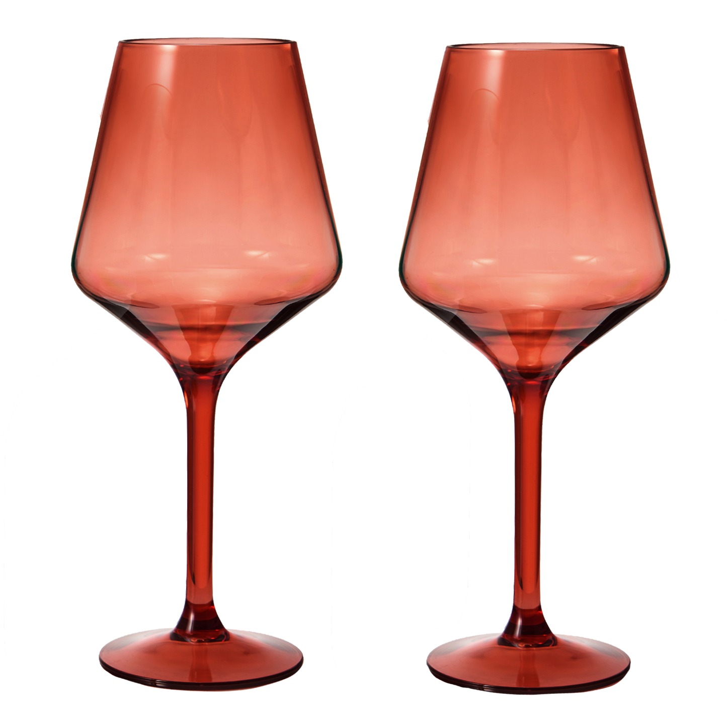 Floating Wine Glasses for Pool - Set of 2-15 OZ Shatterproof