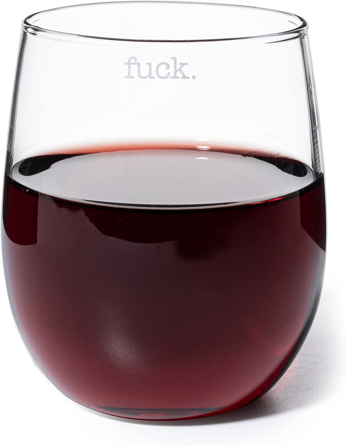 F*CK Wine Single Stemless 11 oz Glass
