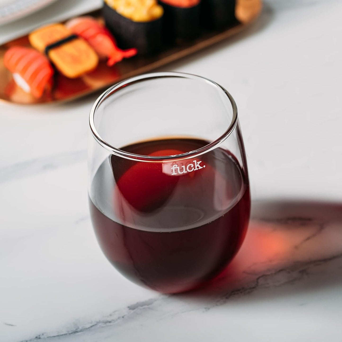 F*CK Wine Single Stemless 11 oz Glass