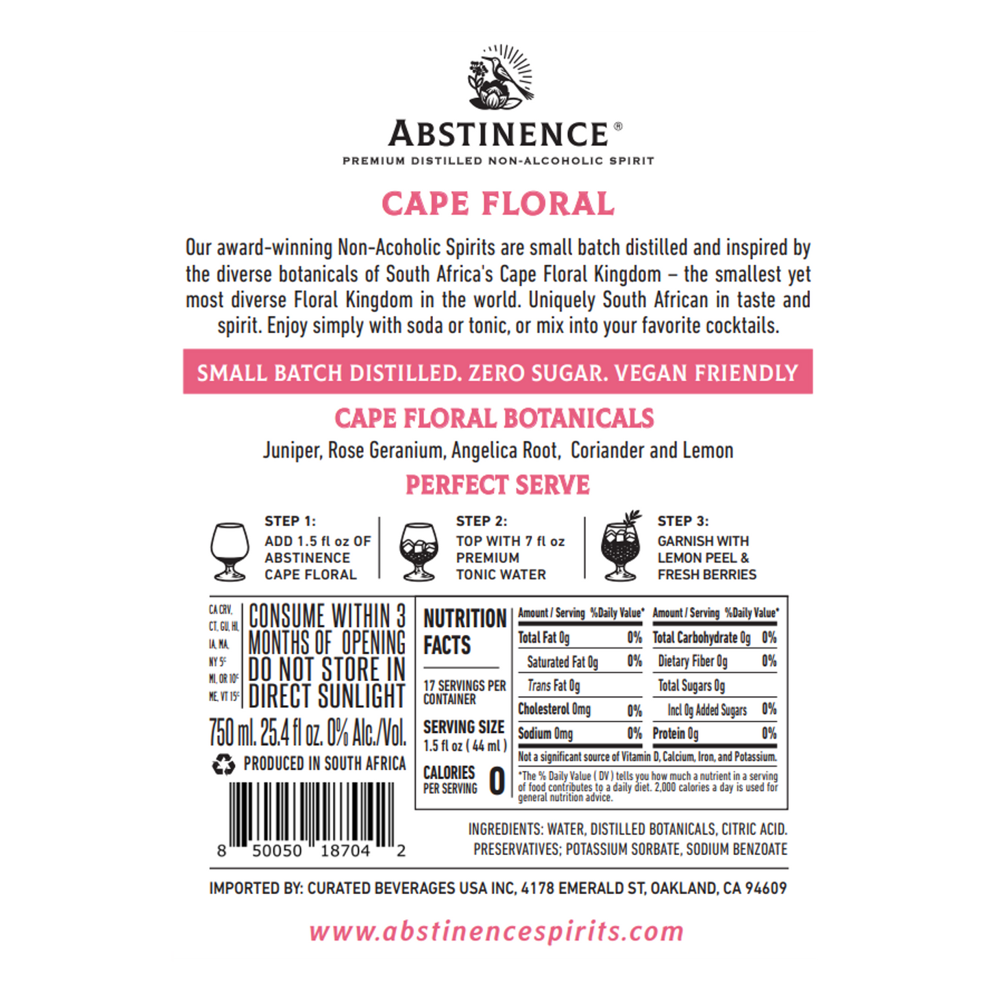 Cape Floral by Abstinence Spirits