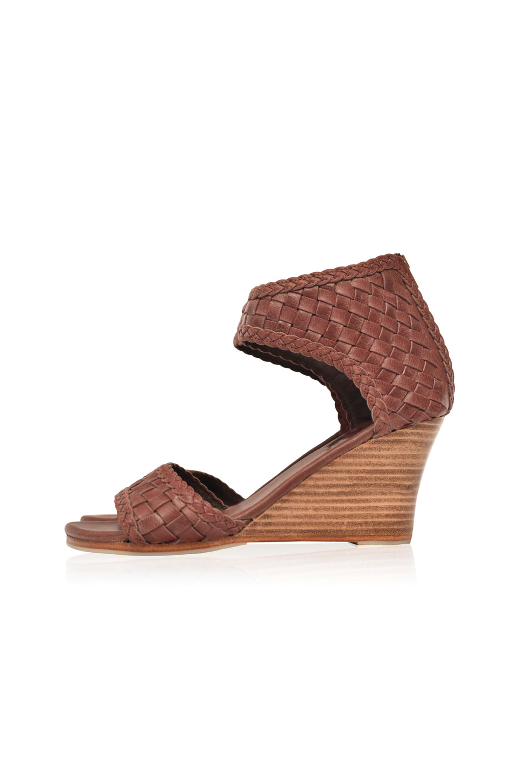 Athena Leather Wedges by ELF
