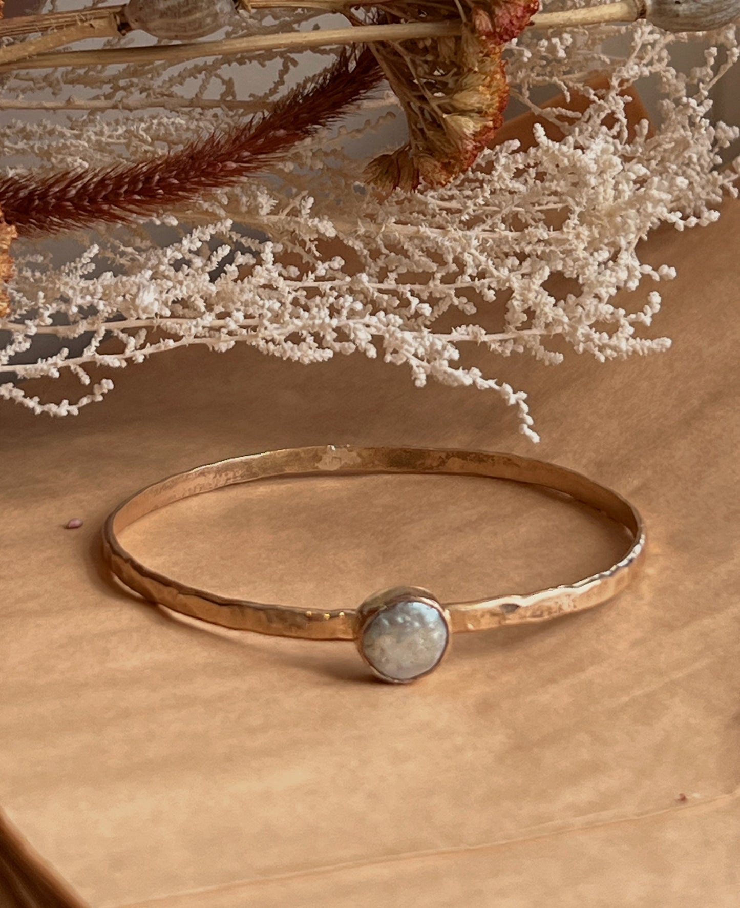 Baroque Pearl Bangle
