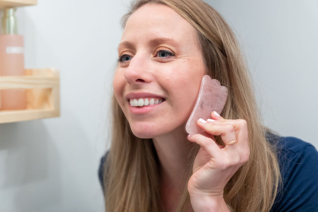 Time to Reflect Journal & Rose Quartz Gua Sha Set