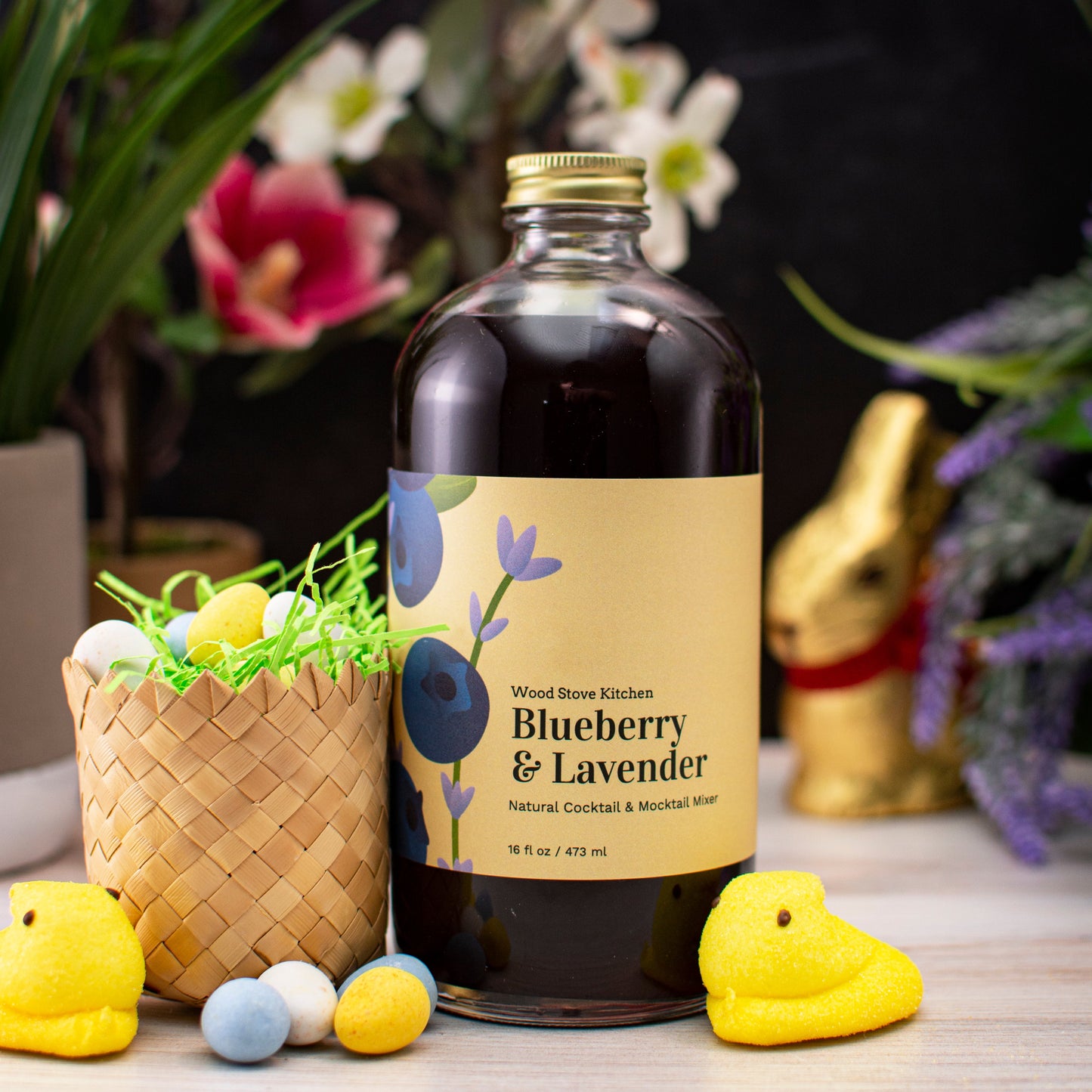 Blueberry & Lavender Mixer, 16 fl oz by Wood Stove Kitchen