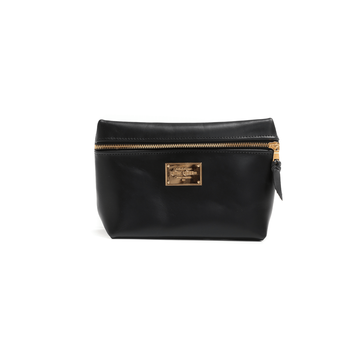 Smooth Leather Cosmetic Bag by Lifetime Leather Co