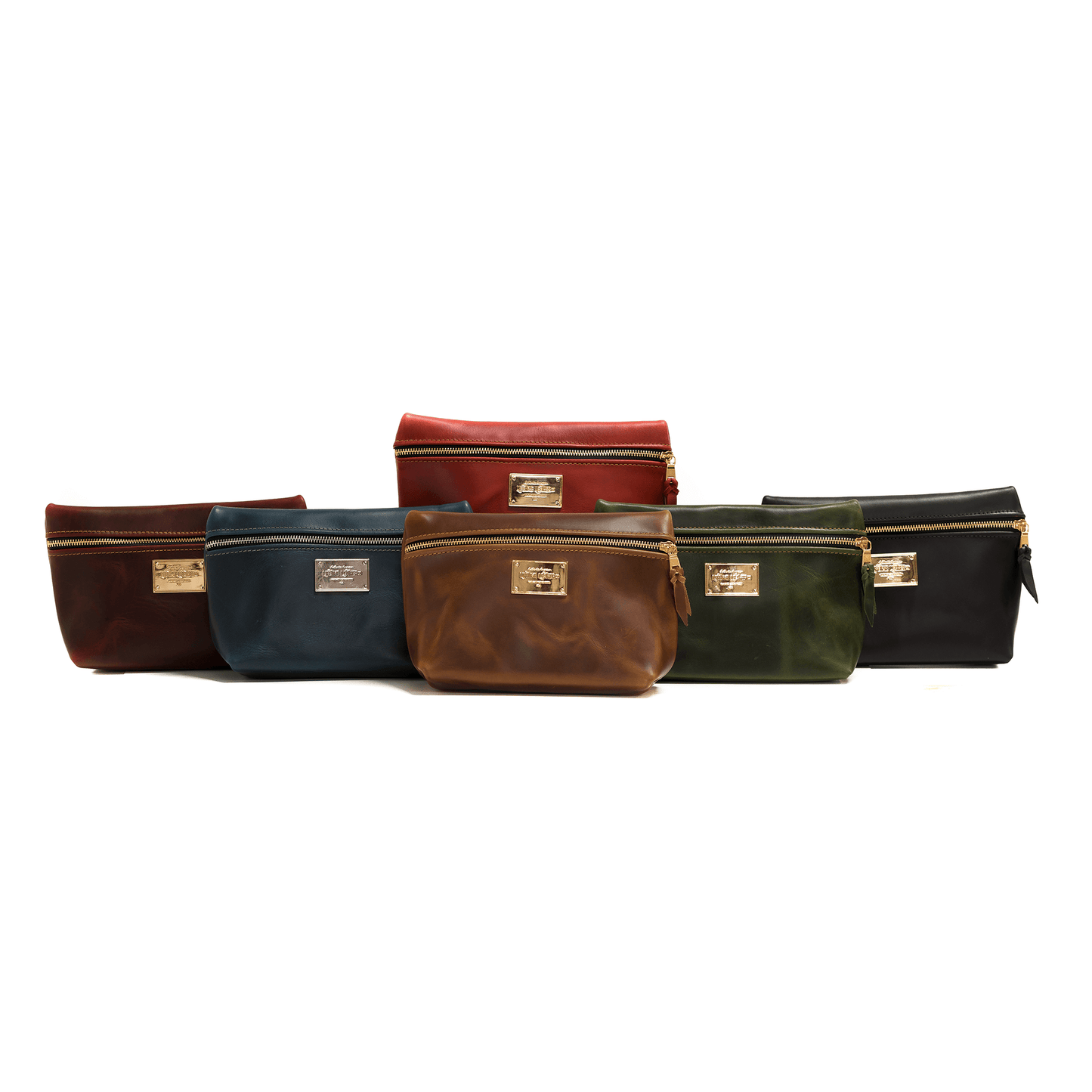Smooth Leather Cosmetic Bag by Lifetime Leather Co