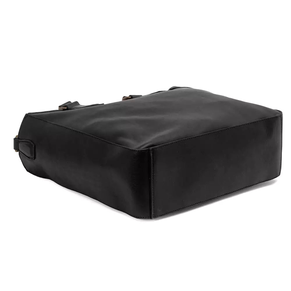 Ellington Leather Market Tote w/ Zippered Pouch by Mission Mercantile Leather Goods