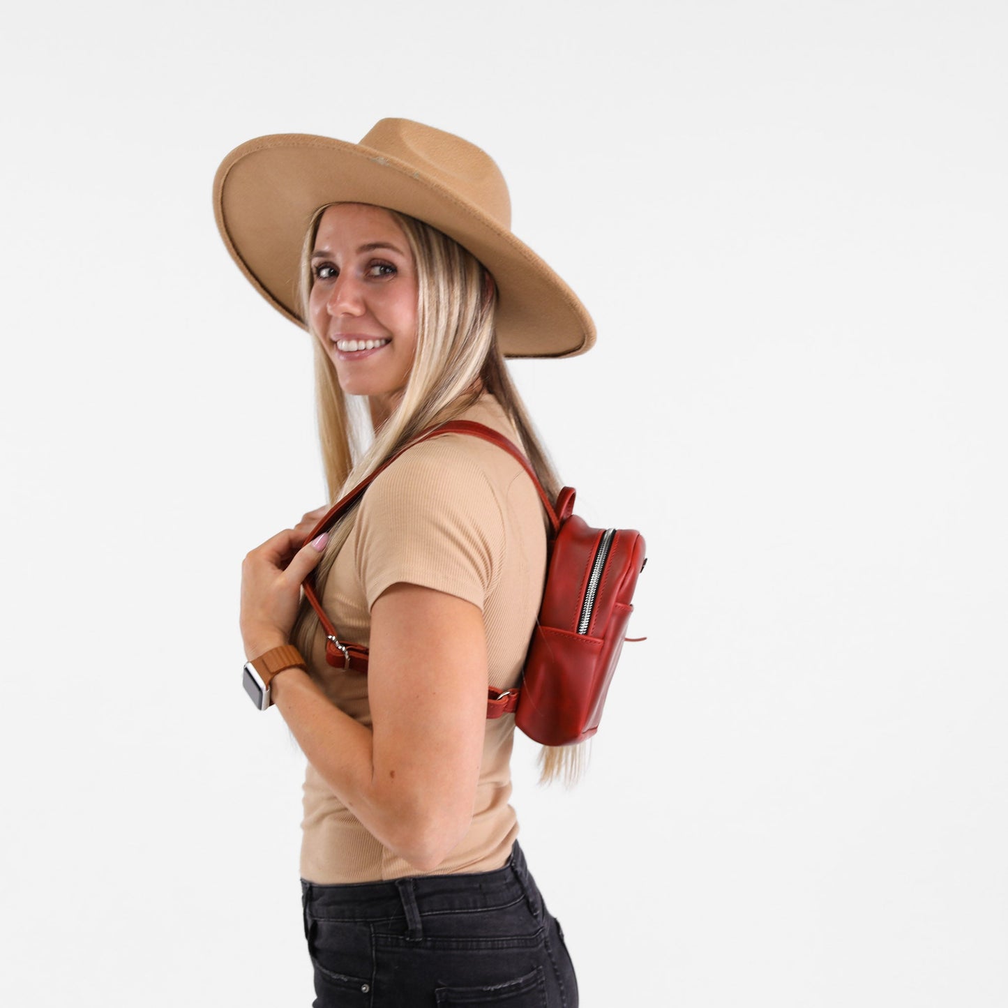 The Winnie Backpack by Lifetime Leather Co