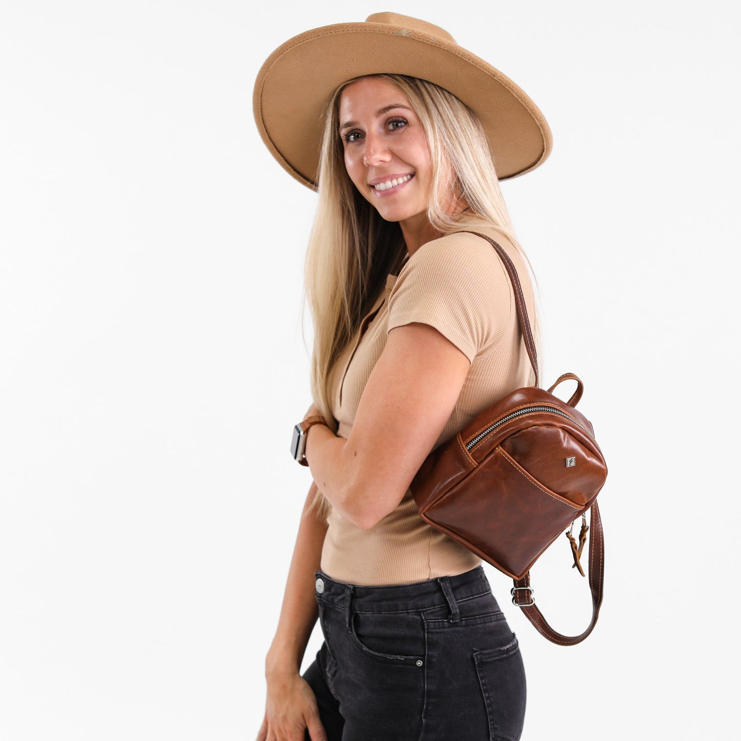 The Winnie Backpack by Lifetime Leather Co