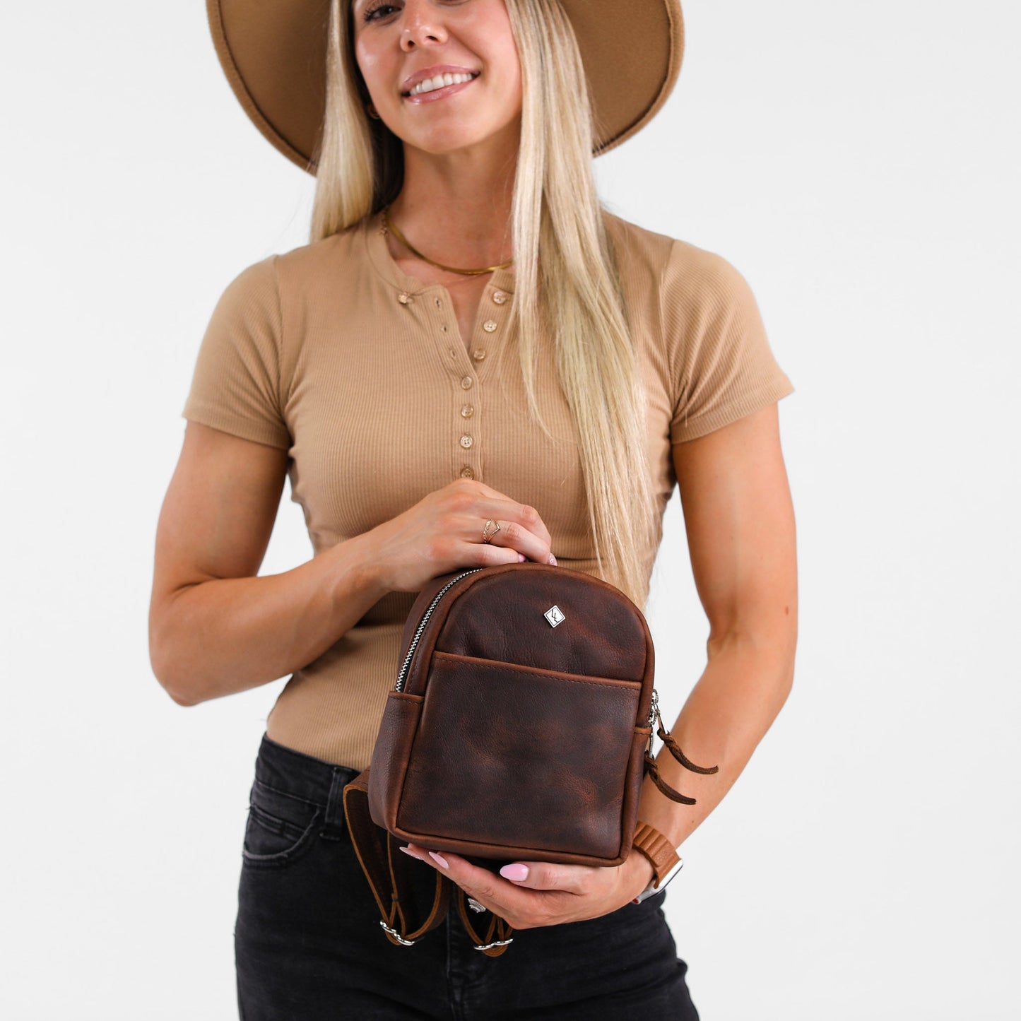 The Winnie Backpack by Lifetime Leather Co