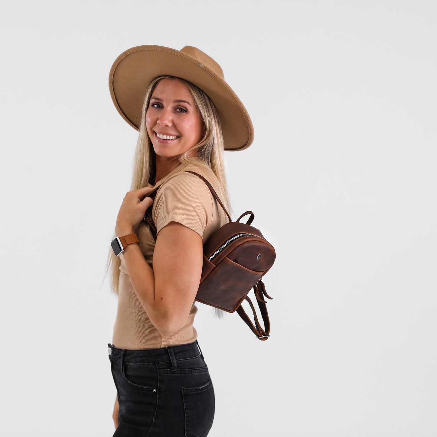 The Winnie Backpack by Lifetime Leather Co