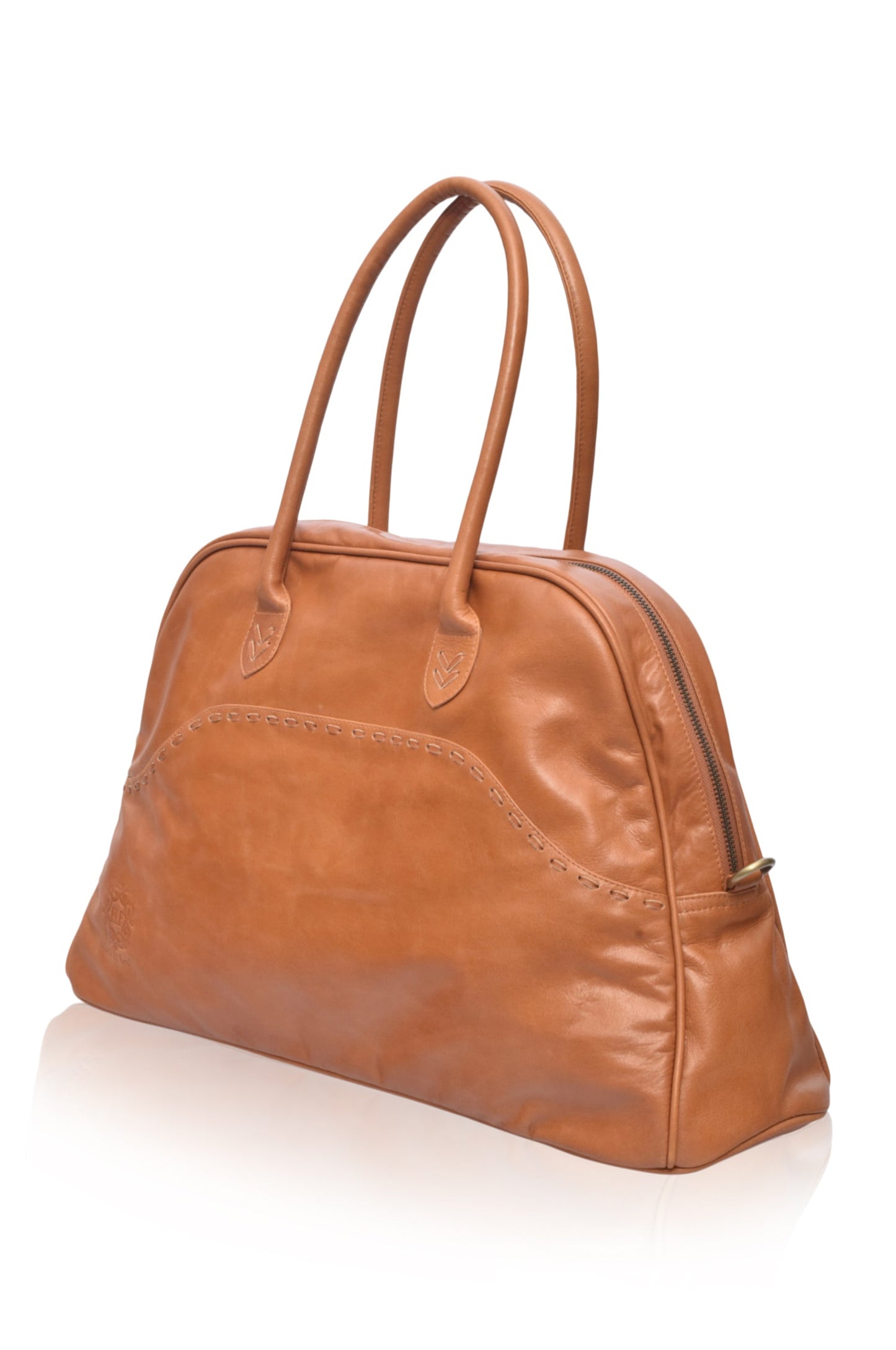 Figaro Leather Weekend Bag by ELF
