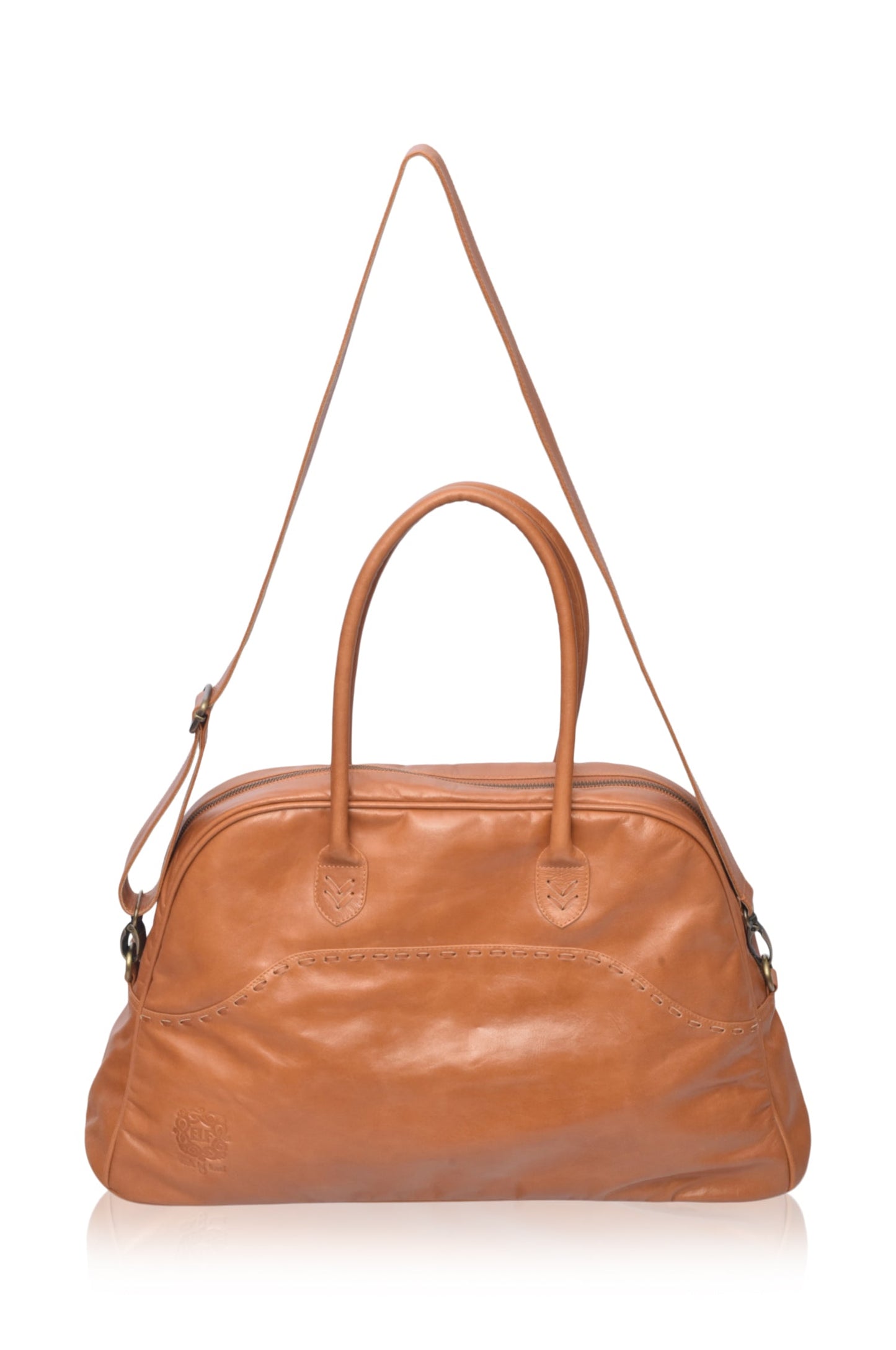 Figaro Leather Weekend Bag by ELF