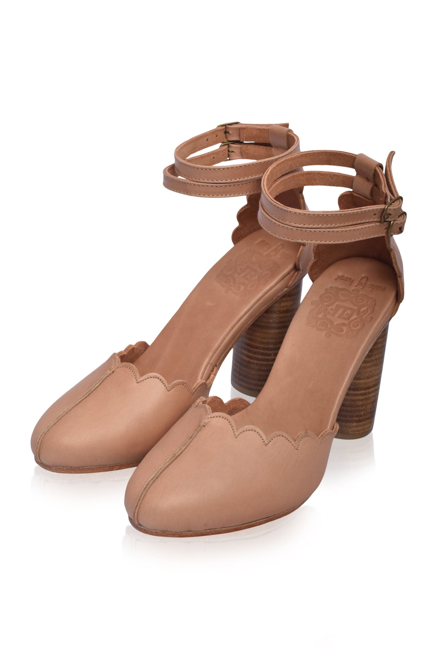 Flamingo Leather Heels by ELF
