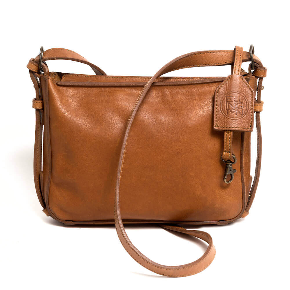 Ellington Leather Crossbody Purse by Mission Mercantile Leather Goods