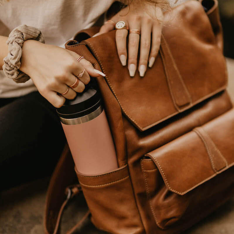 Ellington Leather Backpack by Mission Mercantile Leather Goods