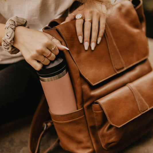 Ellington Leather Backpack by Mission Mercantile Leather Goods