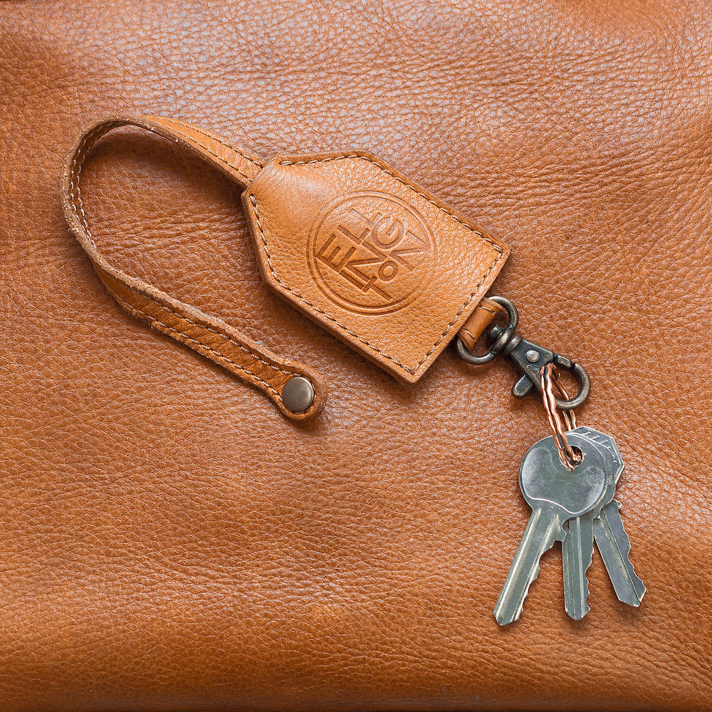 Ellington Leather Market Tote w/ Zippered Pouch by Mission Mercantile Leather Goods