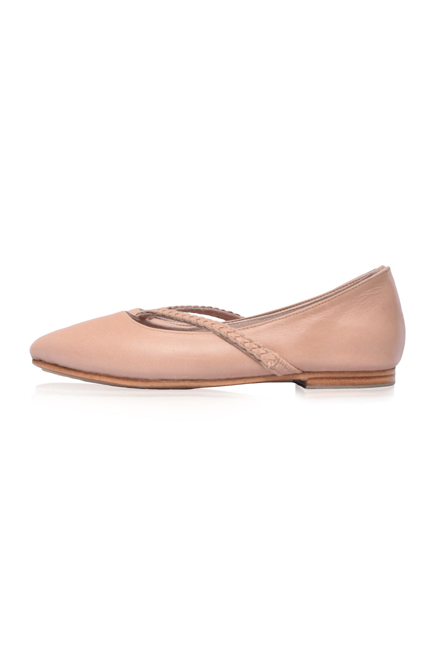 Orenda Elegant Leather Ballet Flats by ELF