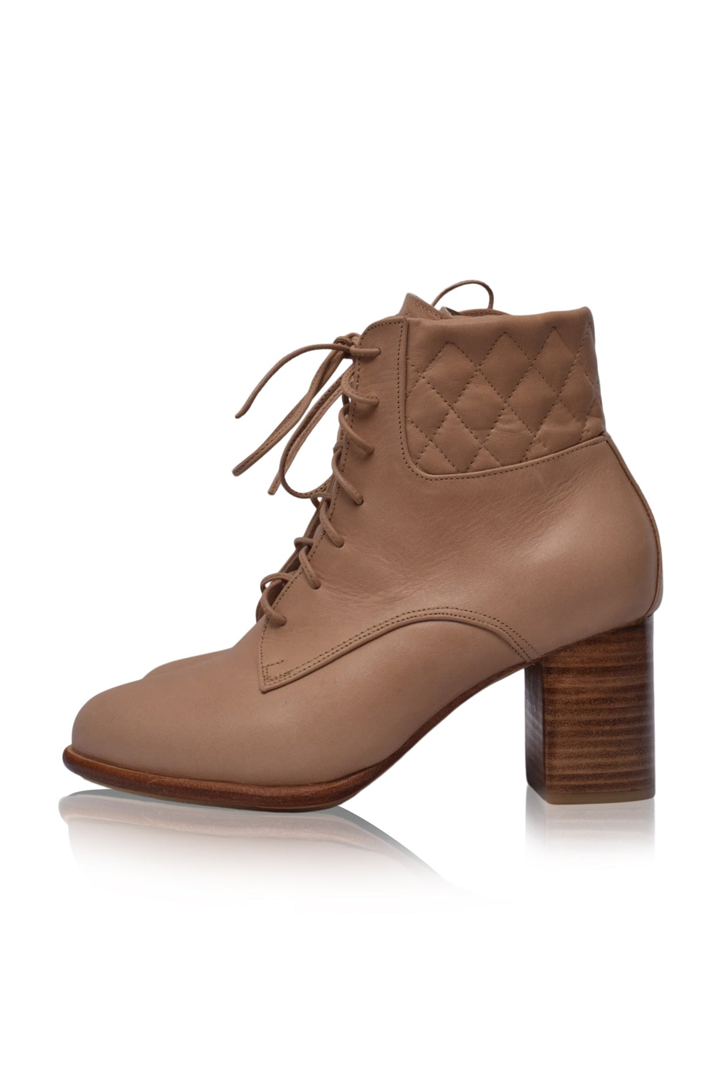 Rising Mara Leather Heel Booties by ELF