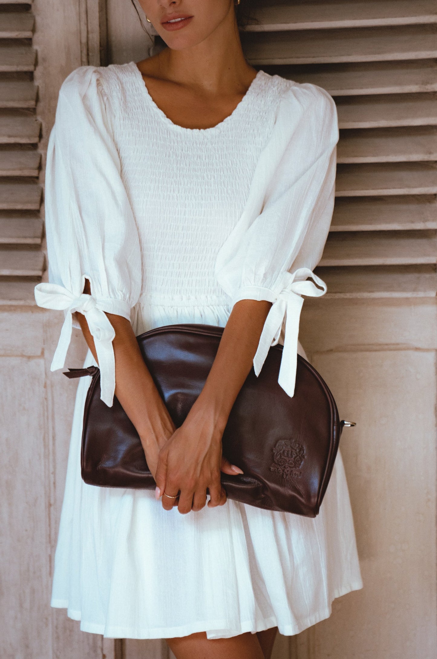 Sabine Leather Handbag by ELF