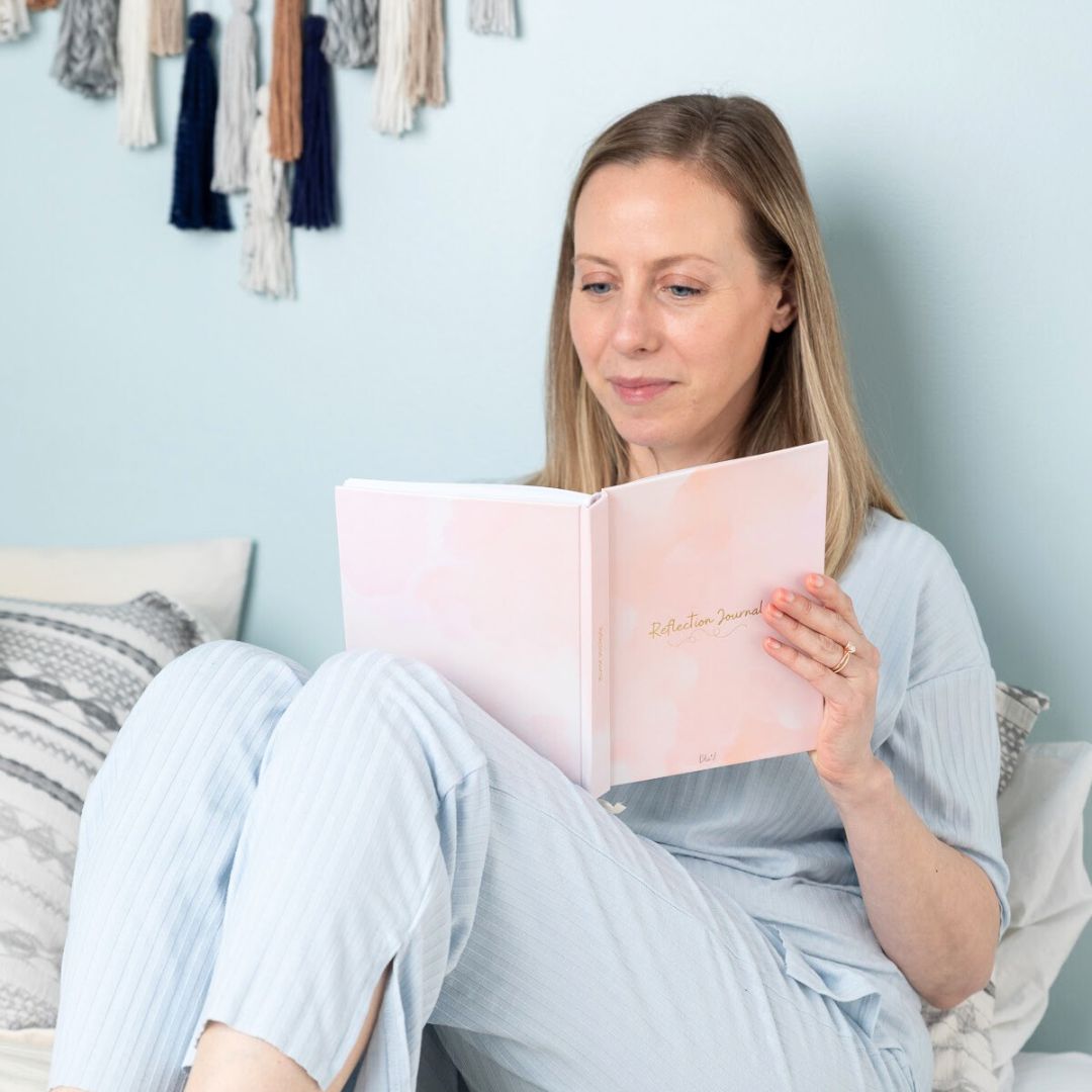 Time to Reflect Journal & Rose Quartz Gua Sha Set