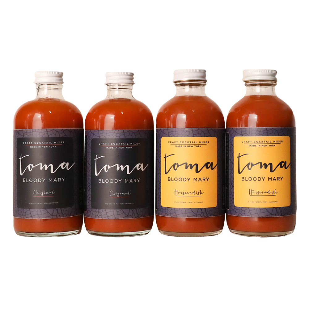 Toma Bloody Mary Original/Horseradish (8oz) 4-PACK