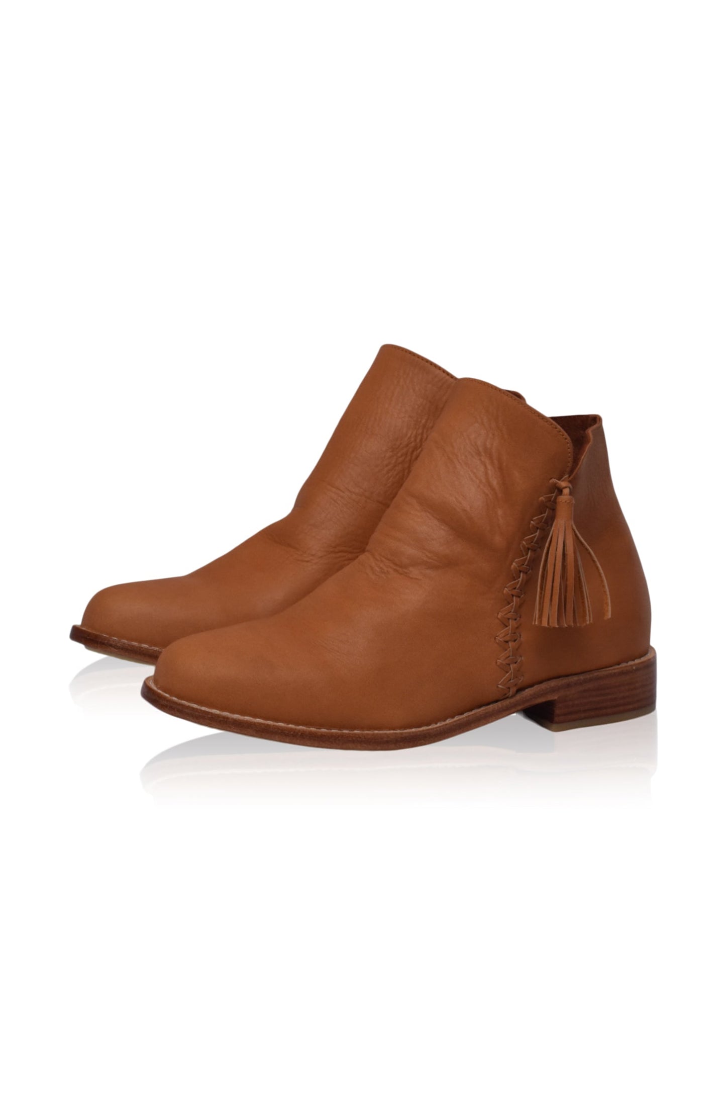Treasure Leather Ankle Boots by ELF