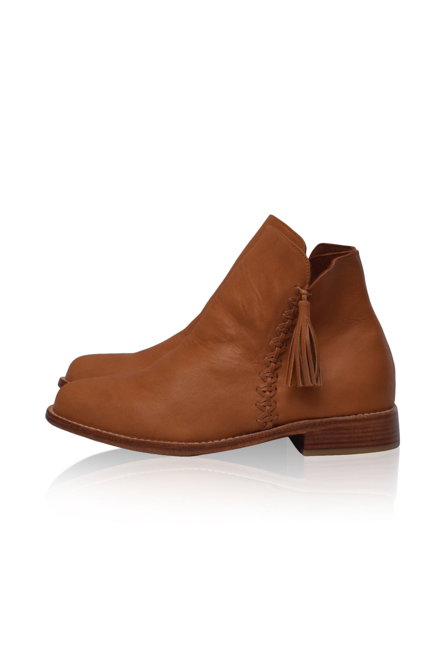 Treasure Leather Ankle Boots by ELF