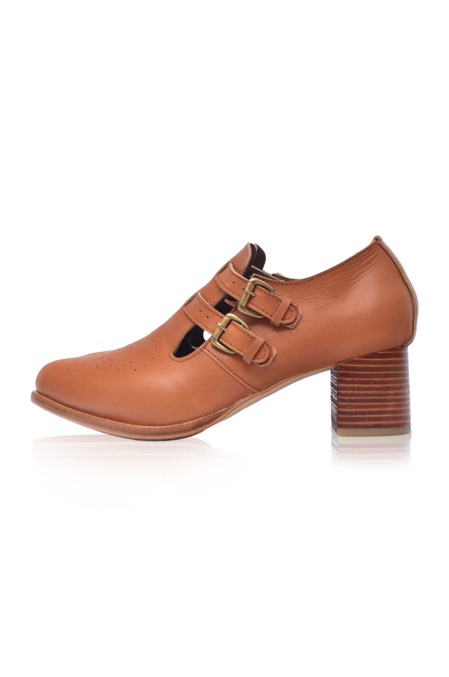 Vienna Low Ankle Leather Booties by ELF