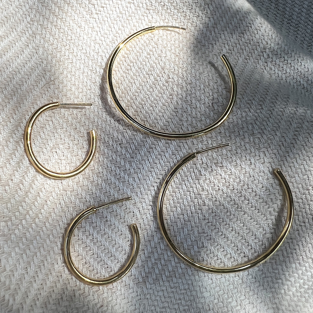 Classic Bombshell Hoop Earrings by SLATE + SALT