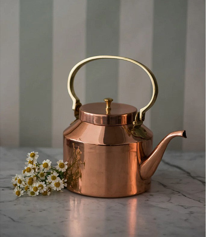 English Copper Tea Kettle by Copper Kitchen Store