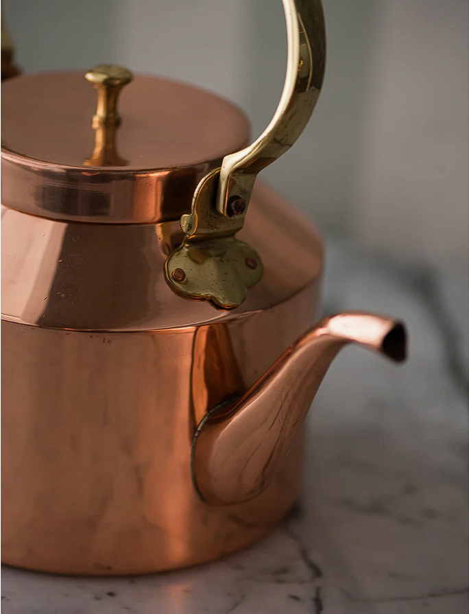 English Copper Tea Kettle by Copper Kitchen Store