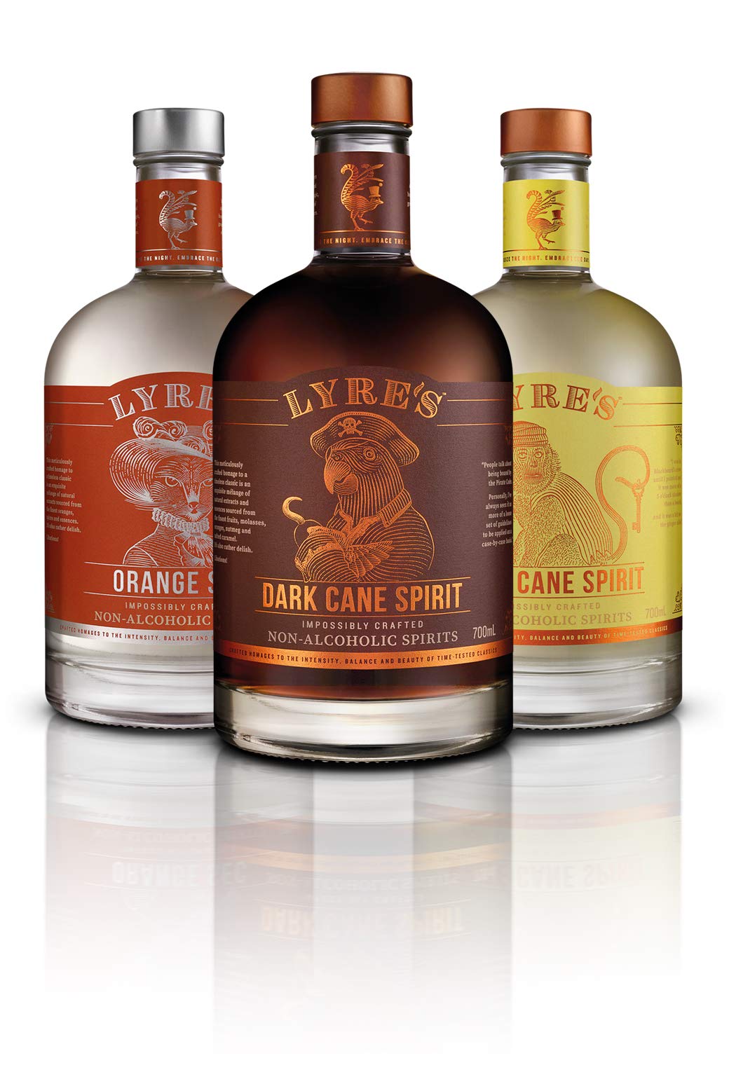 Lyre's Mai Tai Non-Alcoholic Cocktail Set (Pack of 3) | Orange Sec, White Cane & Dark Cane