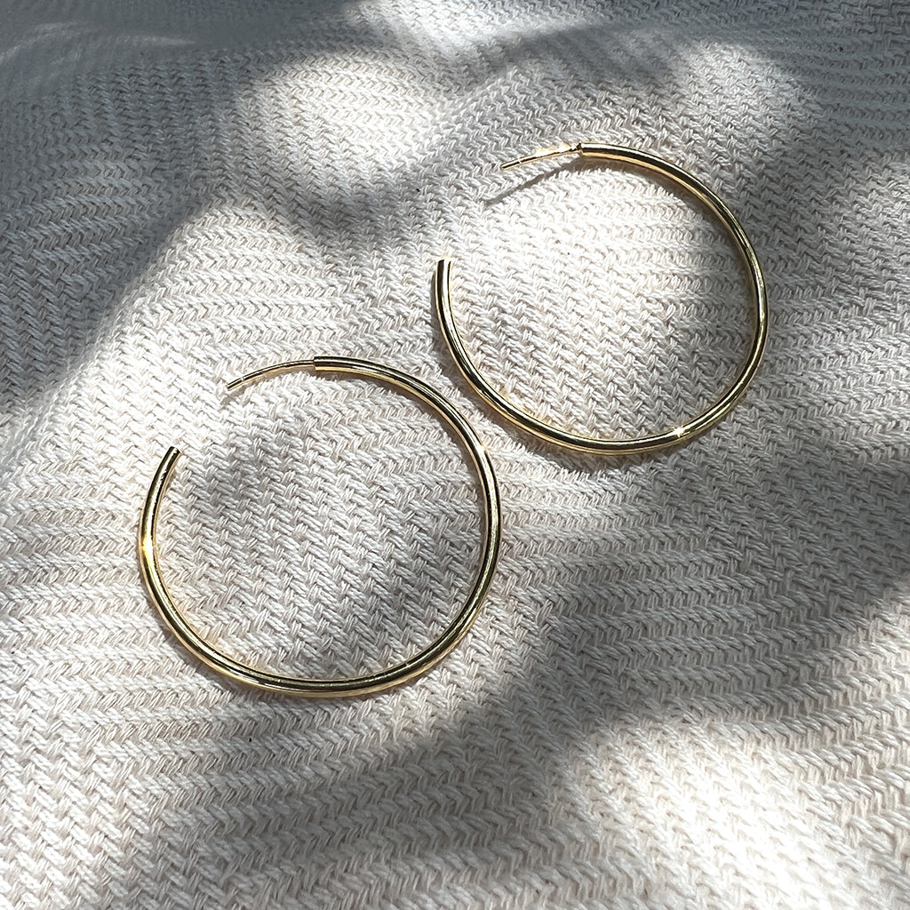 Classic Bombshell Hoop Earrings by SLATE + SALT