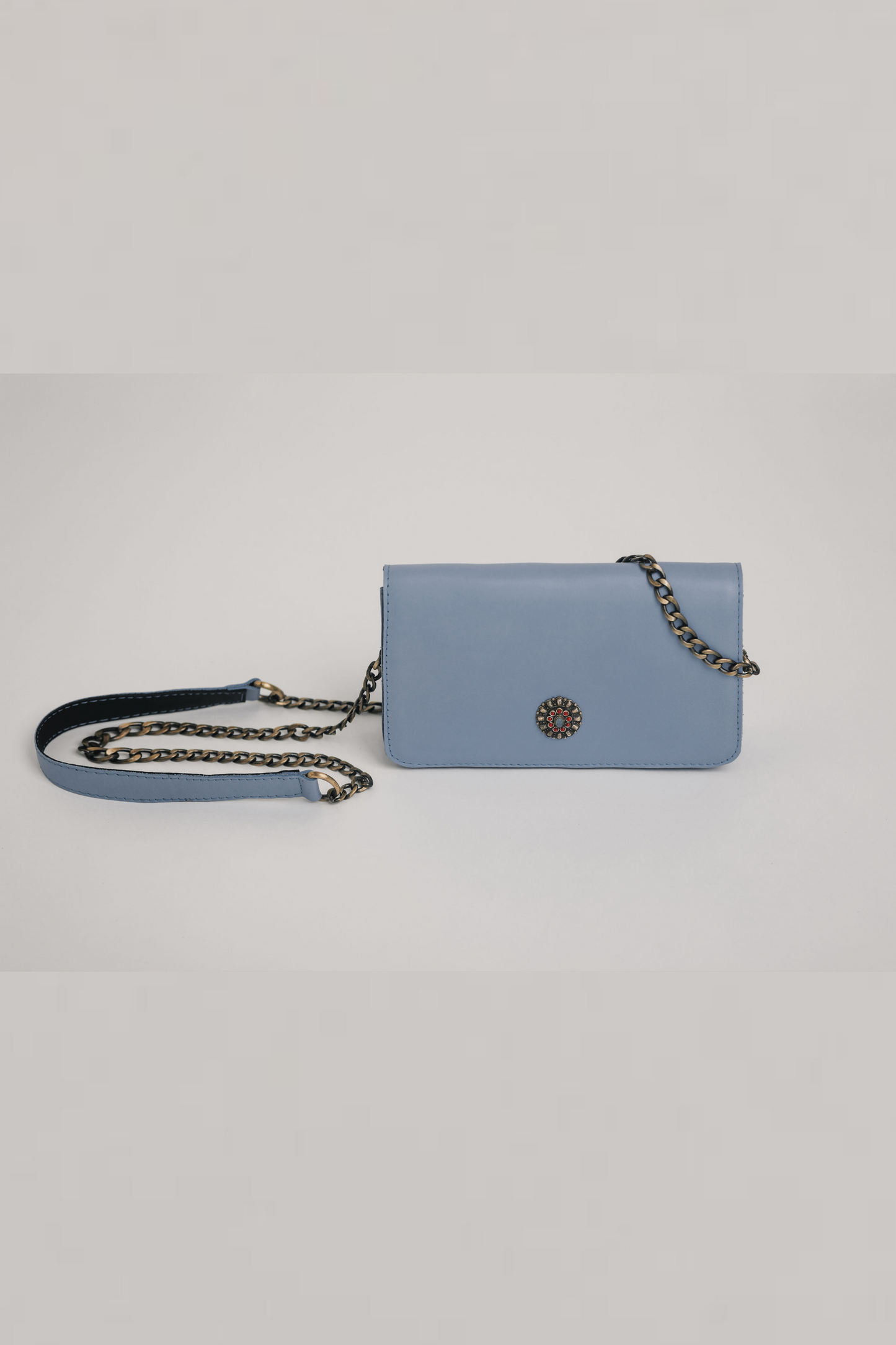 Chain crossbody BAG - Blue Sky by BYNES NEW YORK | Apparel & Accessories