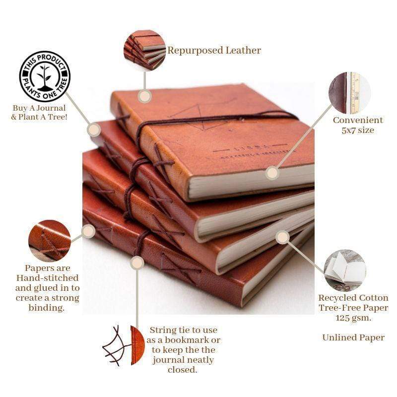 Another Adventure Quote Leather Journal