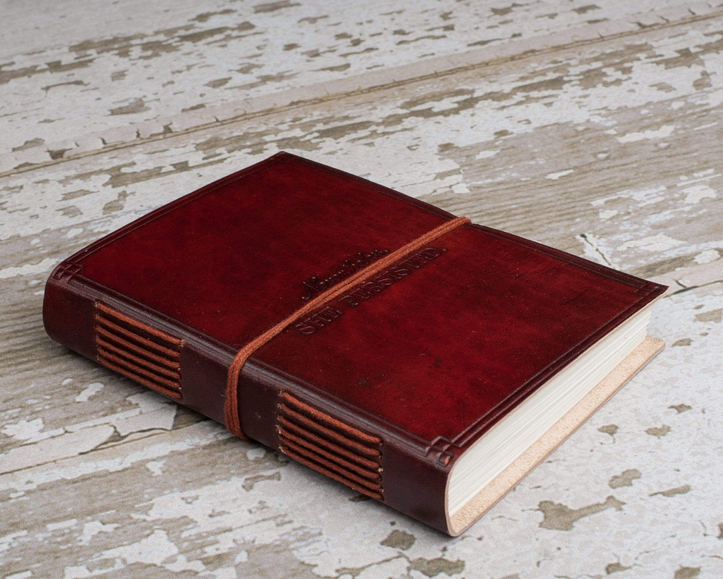 She Persisted Quote 7x5 Leather Journal