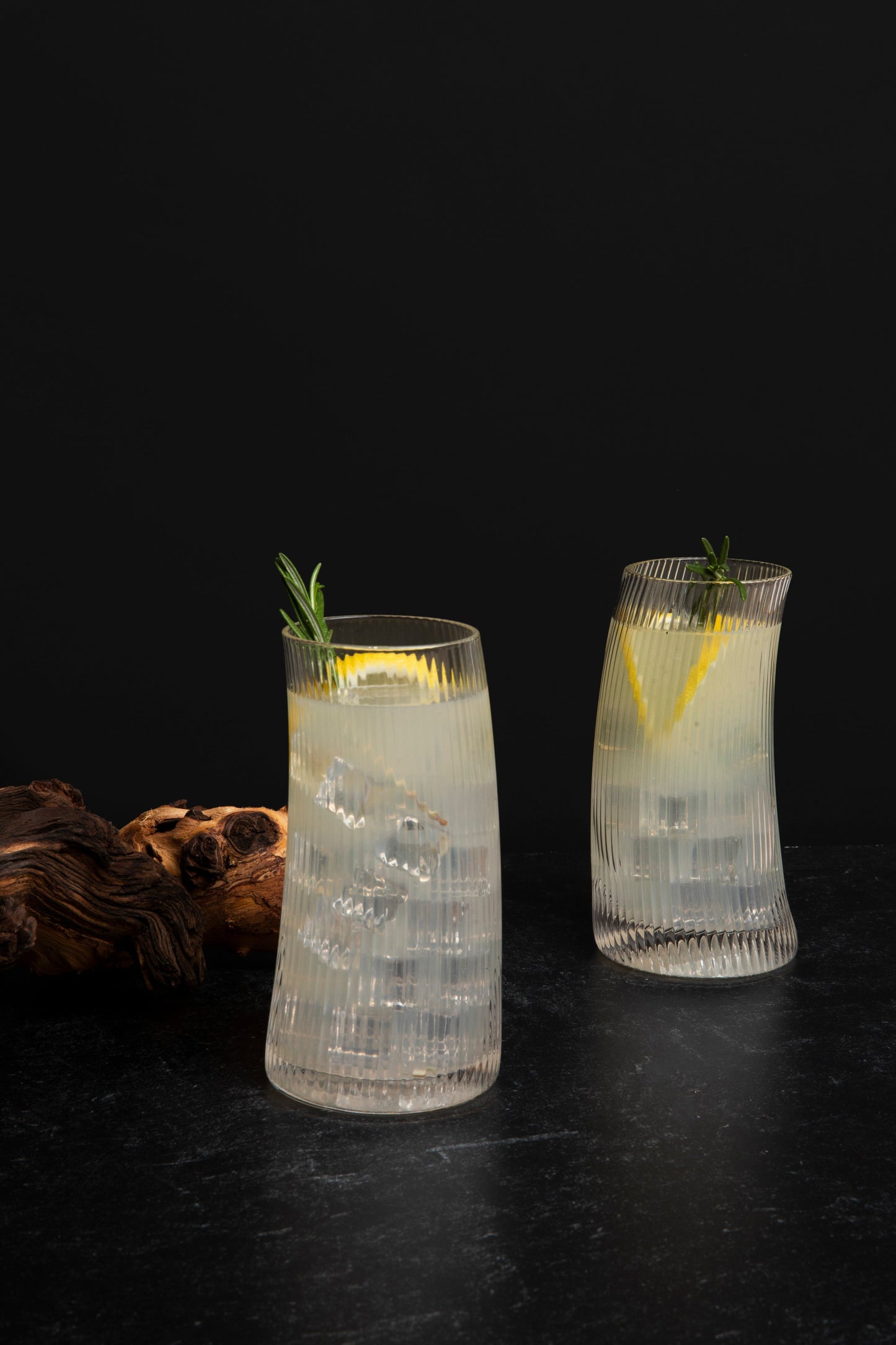 Curvy Cocktail Glasses 8 oz Set of 2
