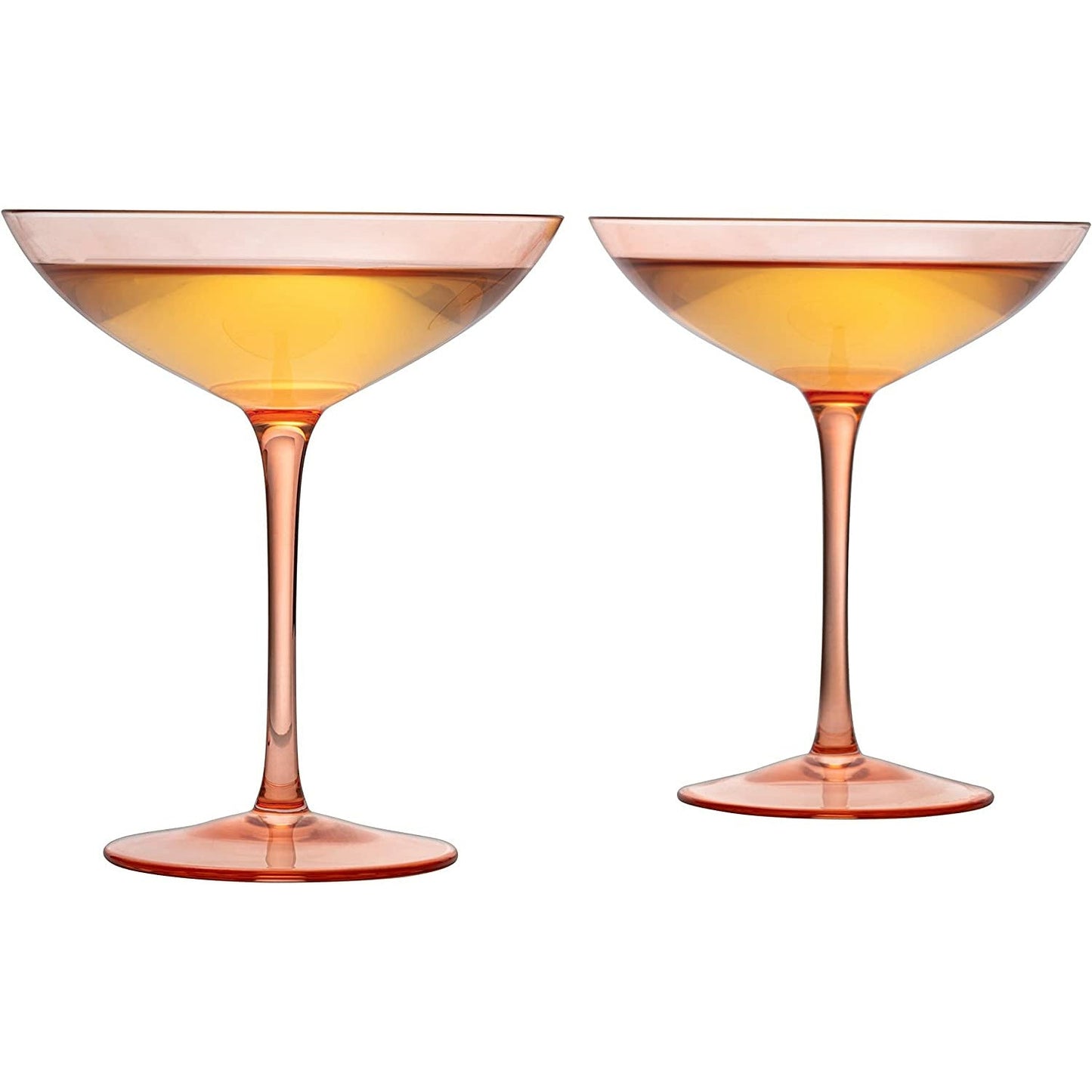 Champagne Coupes 12 oz Set Of 2 (Blush Pink)