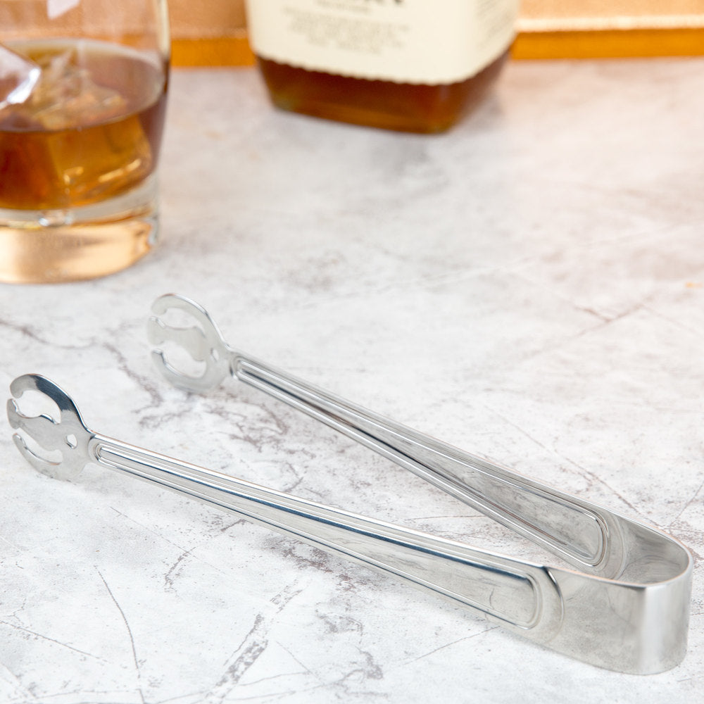 Stainless Steel Ice Ball Tongs by The Whiskey Ball