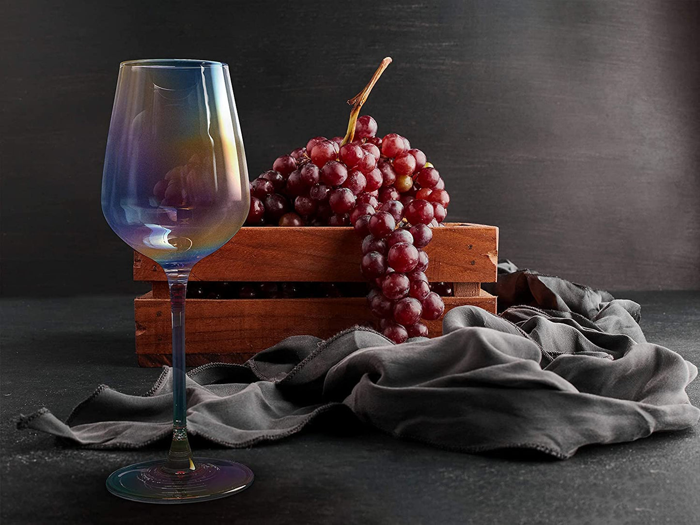 Iridescent Luster Large Radiance Wine Glasses