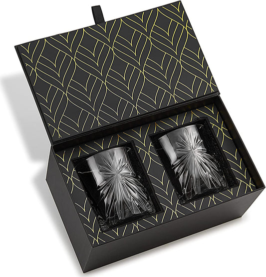 R.O.C.K.S. Whiskey Chilling Stones The Eco-Crystal Collection - Soleil Glass Edition