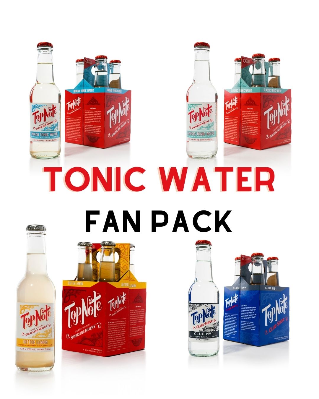 Top Note Tonic Store Tonic Water Fan Pack-16 pack