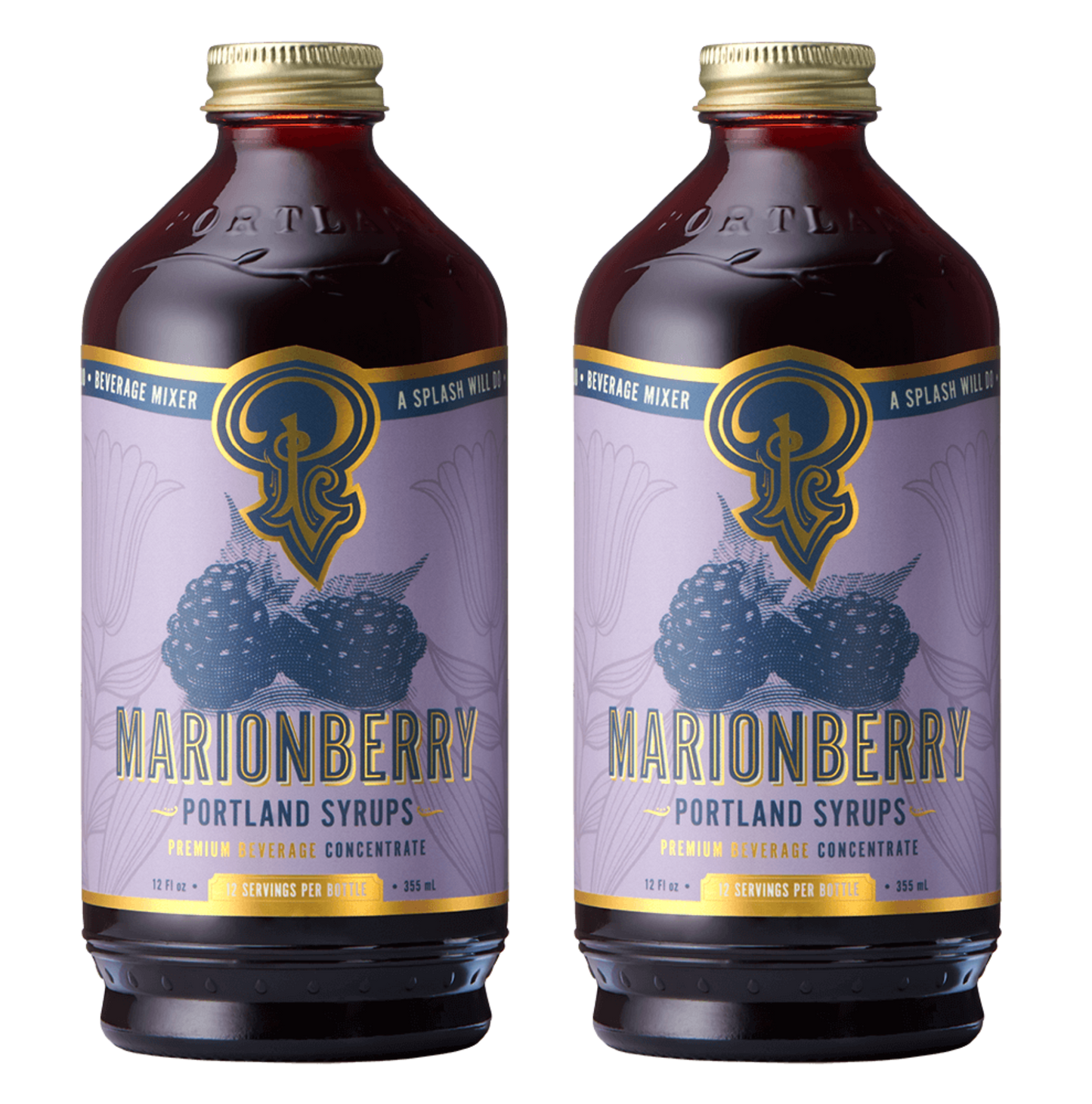 Portland Syrups Marionberry Syrup 2 Pack