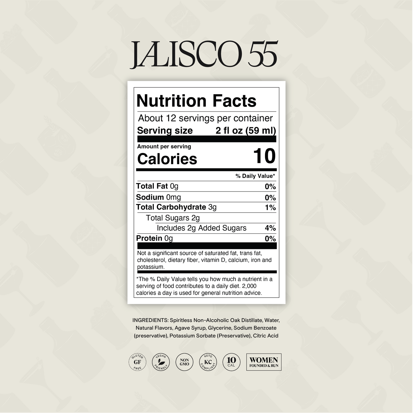 Spiritless Jalisco 55 Tequila Alternative