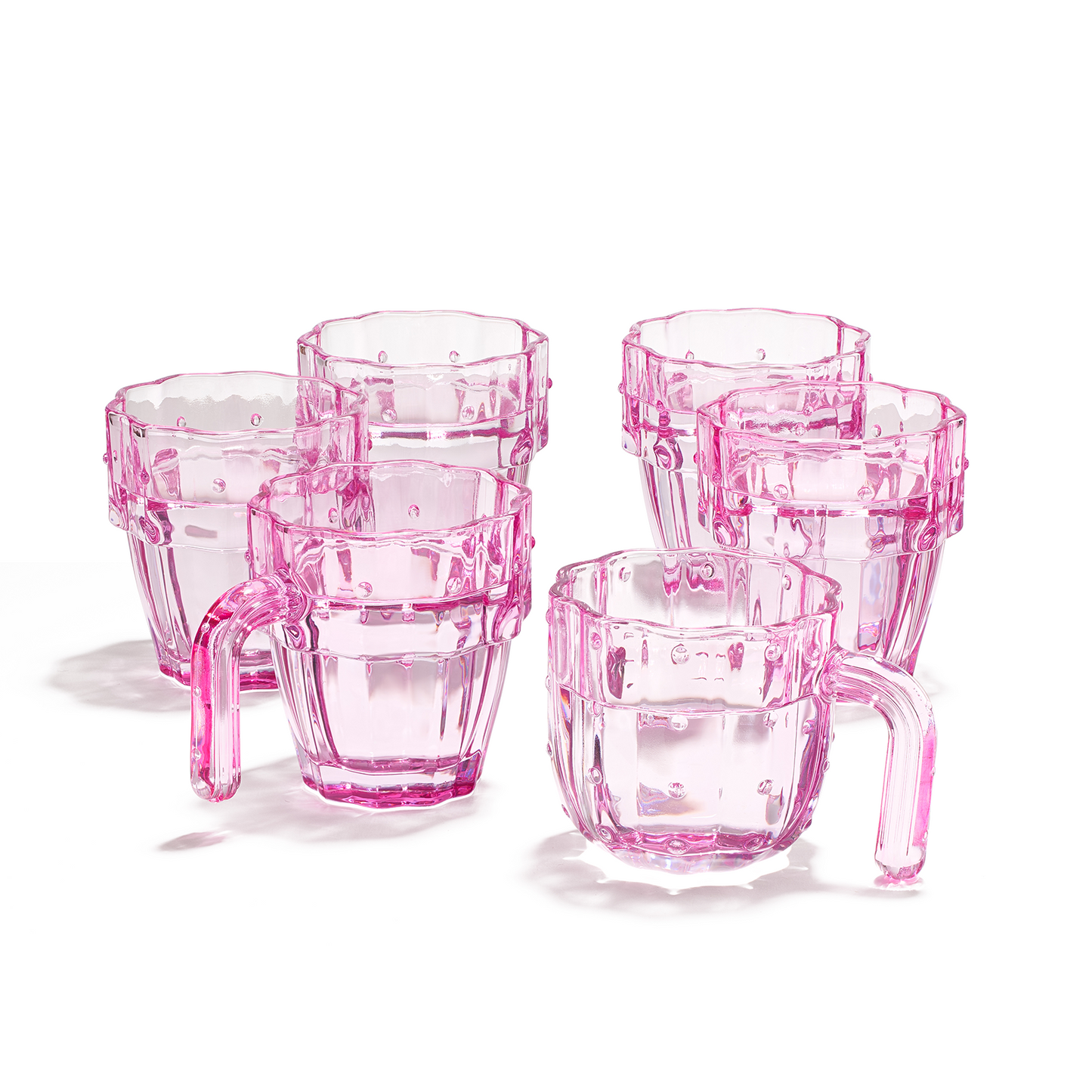 Cactus Stackable Glasses 10 oz Set of 6