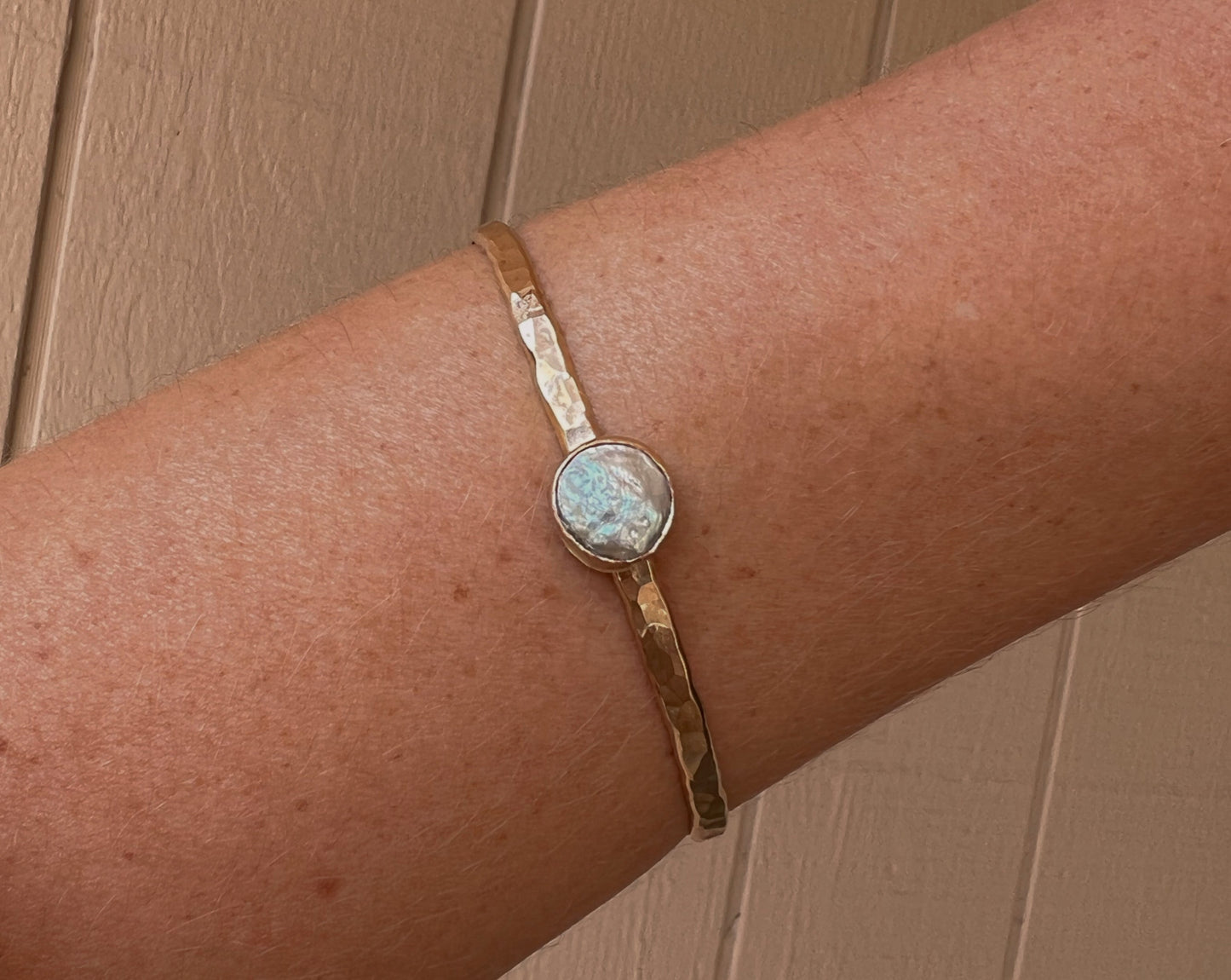 Baroque Pearl Bangle