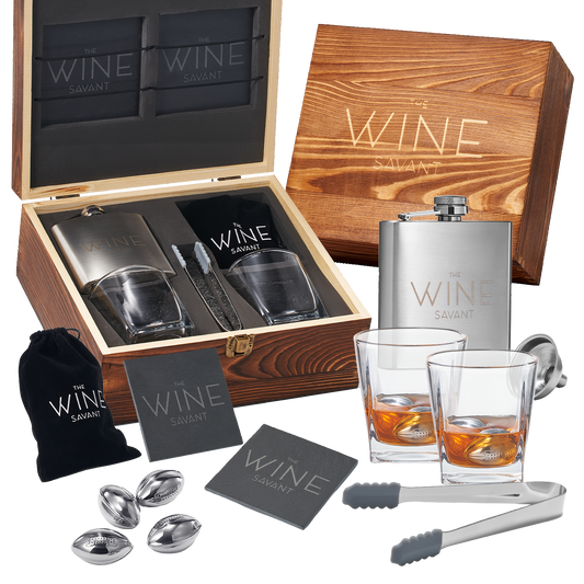 Whiskey Glasses And Football Chilling Stones Gift Set
